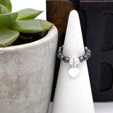 Kitty’s Silver Flat Heart Ring