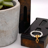 Edie’s Silver & Gold Cross Ring